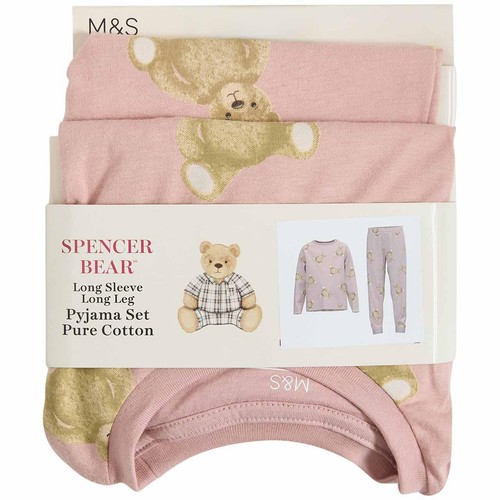 M&S Spencer Bear Essential, 5-6 Years, Light Brown
