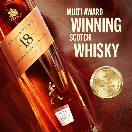 Johnnie Walker 18 Year Old Blended Scotch Whisky