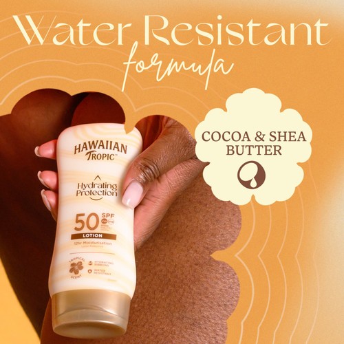 Hawaiian Tropic Hydrating Protection SPF 50 Sun Lotion