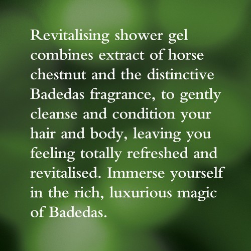 Badedas 3 in 1 Revitalising Shower Gel, Shampoo & Conditioner