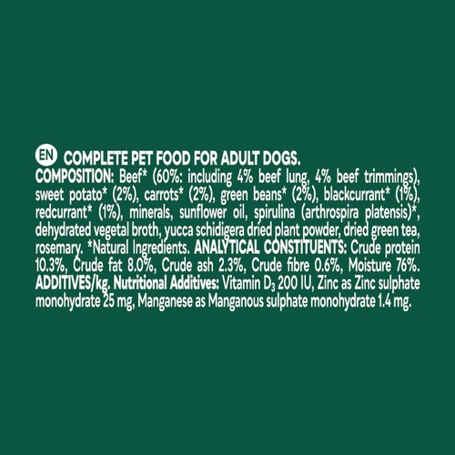 Natures Menu Country Hunter Beef Wet Dog Food Pouches
