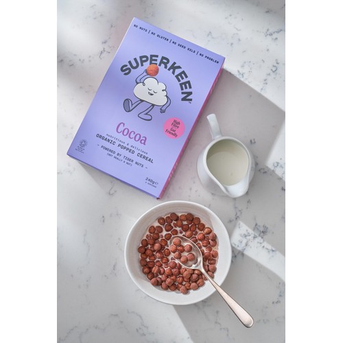 Superkeen Organic Cocoa Tiger Nut Cereal