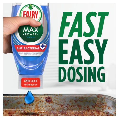 Fairy Max Power Washing Up Liquid Antibacterial