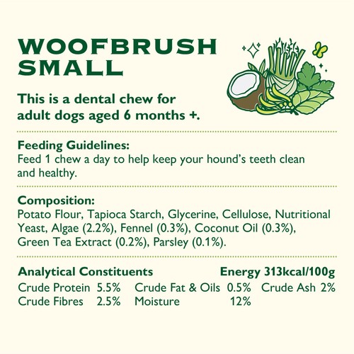 Lily's Kitchen Woofbrush All Natural Daily Dental Chew Small Dog Multipack