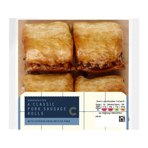 M&S Collection 4 Classic Pork Sausage Rolls