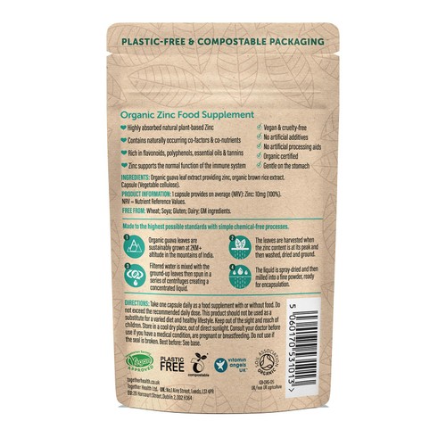 Together Health Organic Zinc, Natural Source