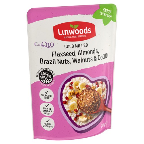 Linwoods Milled CO-Q10, Flaxseed, Almonds, Brazil & Walnuts 
