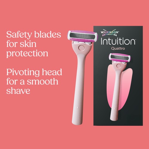 Wilkinson Sword Intuition Quattro Women's Razor Blade Refills