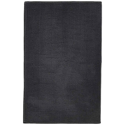 M&S Collection Bobble Bath Mat, Dark Charcoal