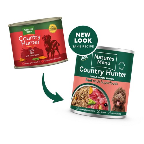 Natures Menu Country Hunter Superfood Beef Cans