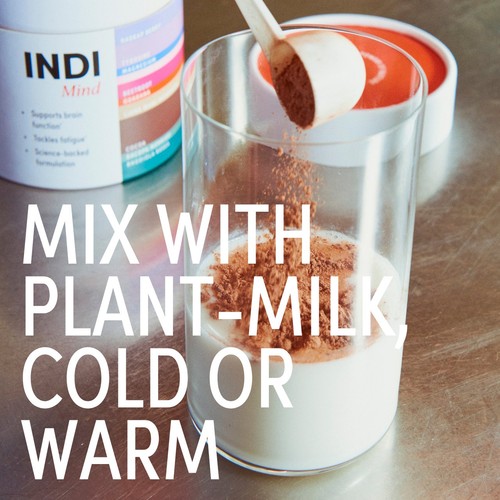 INDI Mind Cocoa and Berry Flavour Brain Powder