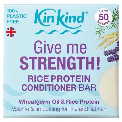 KinKind Give me STRENGTH! Conditioner Bar with Wheatgerm Oil & Rice Protein