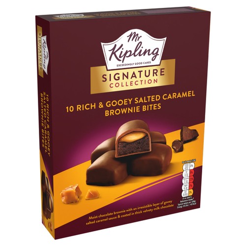 Mr Kipling Signature Chocolate Caramel Brownie Bites