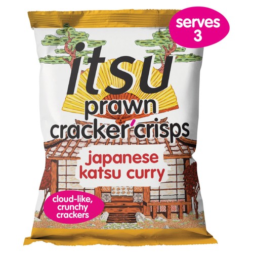 Itsu Japanese Katsu Prawn Cracker Crisps Sharing Bag