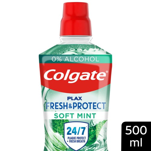 Colgate Plax Soft Mint Mouthwash Alcohol Free 