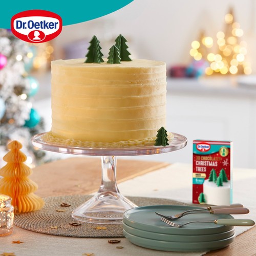 Dr. Oetker Christmas Chocolate Tree Cake Decorations