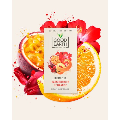 Good Earth Teabags Orange and Passionfruit