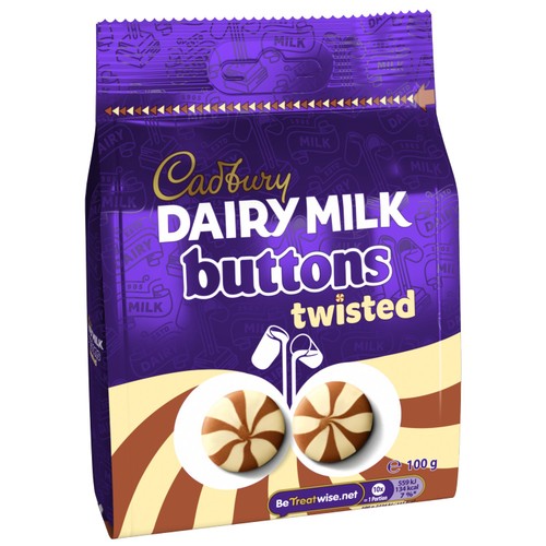 Cadbury Dairy Milk Chocolate Buttons Twisted