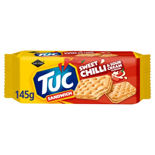 Jacob's TUC Sandwich Sweet Chilli & Sour Cream Snack Crackers
