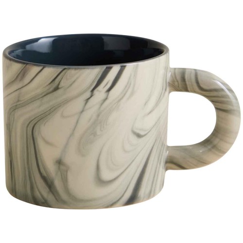 M&S Marbled Mug, Grey