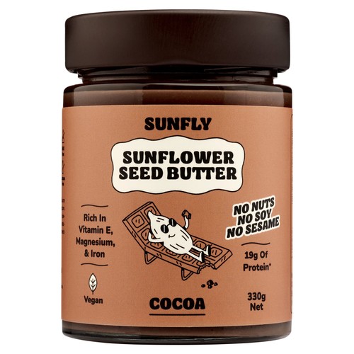 SUNFLY Sunflower Seed Butter, Cocoa Spread