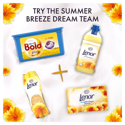 Lenor Fabric Tumble Dryer Sheets Summer Breeze