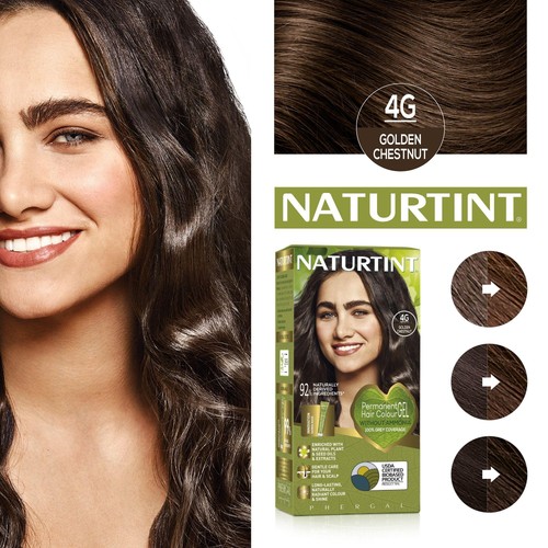 Naturtint Permanent Hair Colour Gel 4G Golden Chestnut