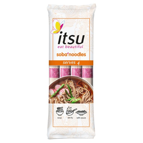 itsu soba noodles serves 4 250g