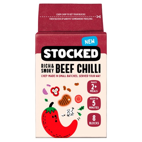 STOCKED Beef Chilli Ready Meal