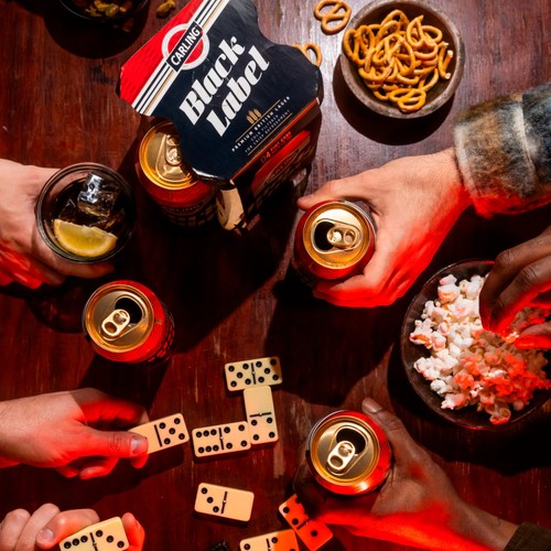 Carling Black Label Lager Beer Cans