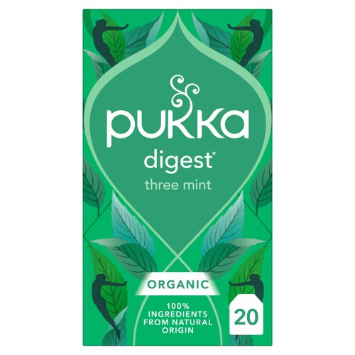 Pukka Organic Three Mint Tea With Peppermint x20Compostable Herbal Tea Bags