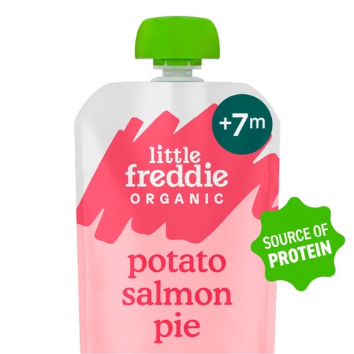 Little Freddie Organic Salmon Pie Baby Food Pouch 7+ Months