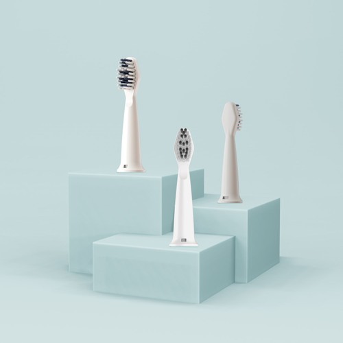 Waken Sonic Toothbrush Heads Refills White