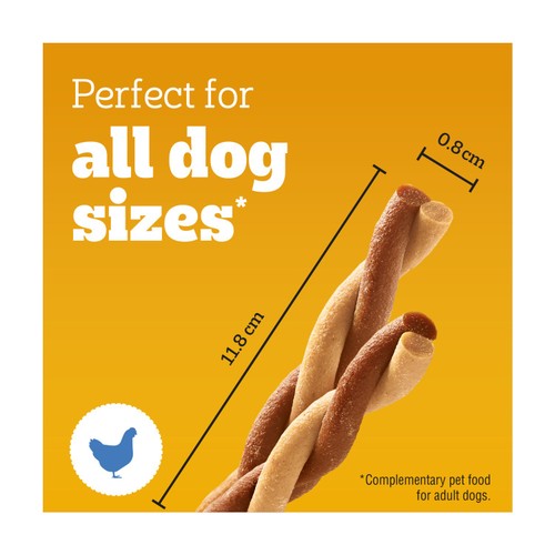 Pedigree Rodeo Adult Dog Treats Chicken 