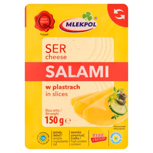 Mlekpol Salami Cheese Slices