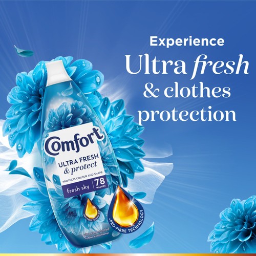 Comfort Ultra Fresh & Protect Fabric Conditioner Fresh Sky 78 washes