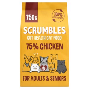 Scrumbles Adult Dry Cat Food Chicken