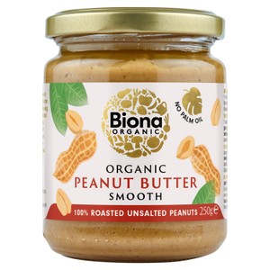Biona Organic Peanut Butter Crunchy (free from Palm Fat)