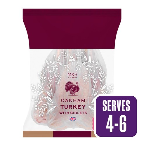 M&S Oakham Turkey with Giblets