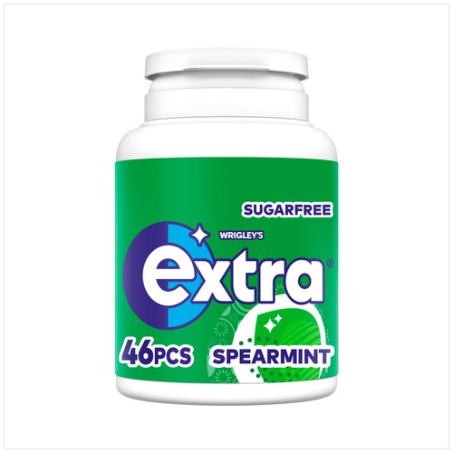 Extra Spearmint Sugarfree Chewing Gum Bottle