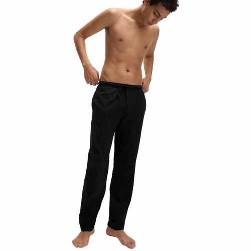 M&S Mens Pure Cotton Pyjama Bottoms, XXL, Blue Mix