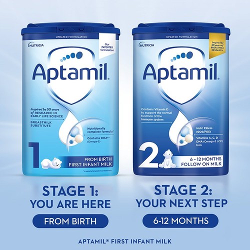 Aptamil 1 First Infant Baby Milk Formula Powder from Birth Big Pack