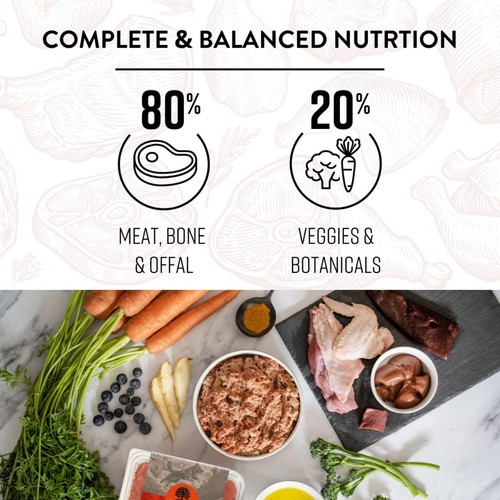 Benyfit Natural Beef & Tripe Complete Raw Dog Food