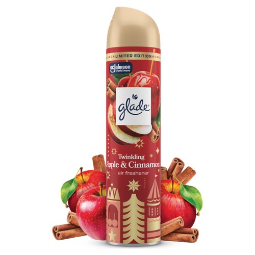 Glade Aerosol Air Freshener Twinkling Apple & Cinnamon