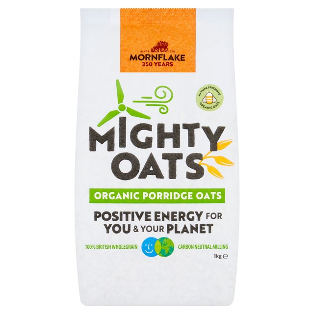 Mornflake Mighty Oats Organic Porridge Oats 1kg