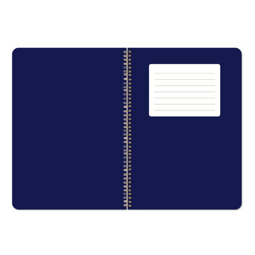 NU Ink Dots A5 Notebook Cream & Navy