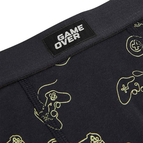 M&S Boys Cotton with Stretch Gamer Trunks, 5-6 Y, Multi