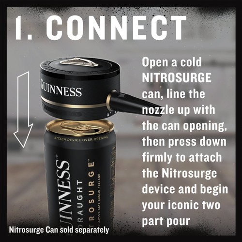 Guinness Nitrosurge Beer Device (Nitrosurge Cans Sold Separately)
