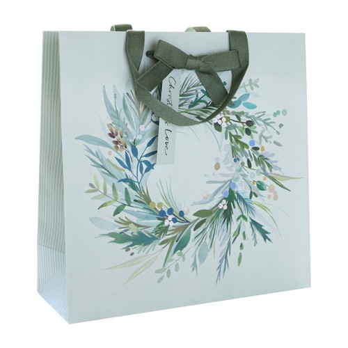 M&S Classic Medium Wreath Gift Bag