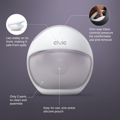 Elvie Curve Manual Silicone Breast Pump